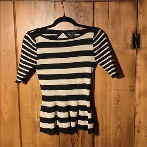 Sparkly Gold and Black Top from WHBM